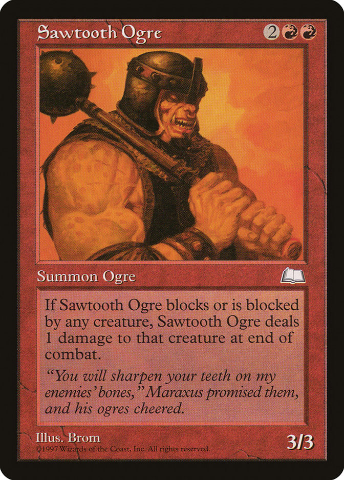 Sawtooth Ogre [Weatherlight] | Game Grid - Logan