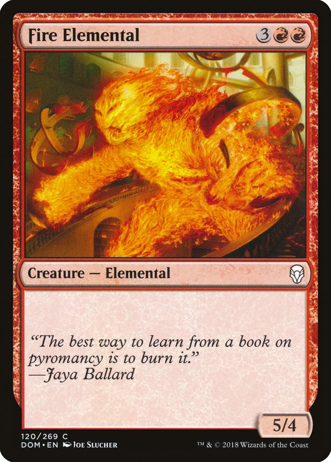 Fire Elemental [Dominaria] | Game Grid - Logan