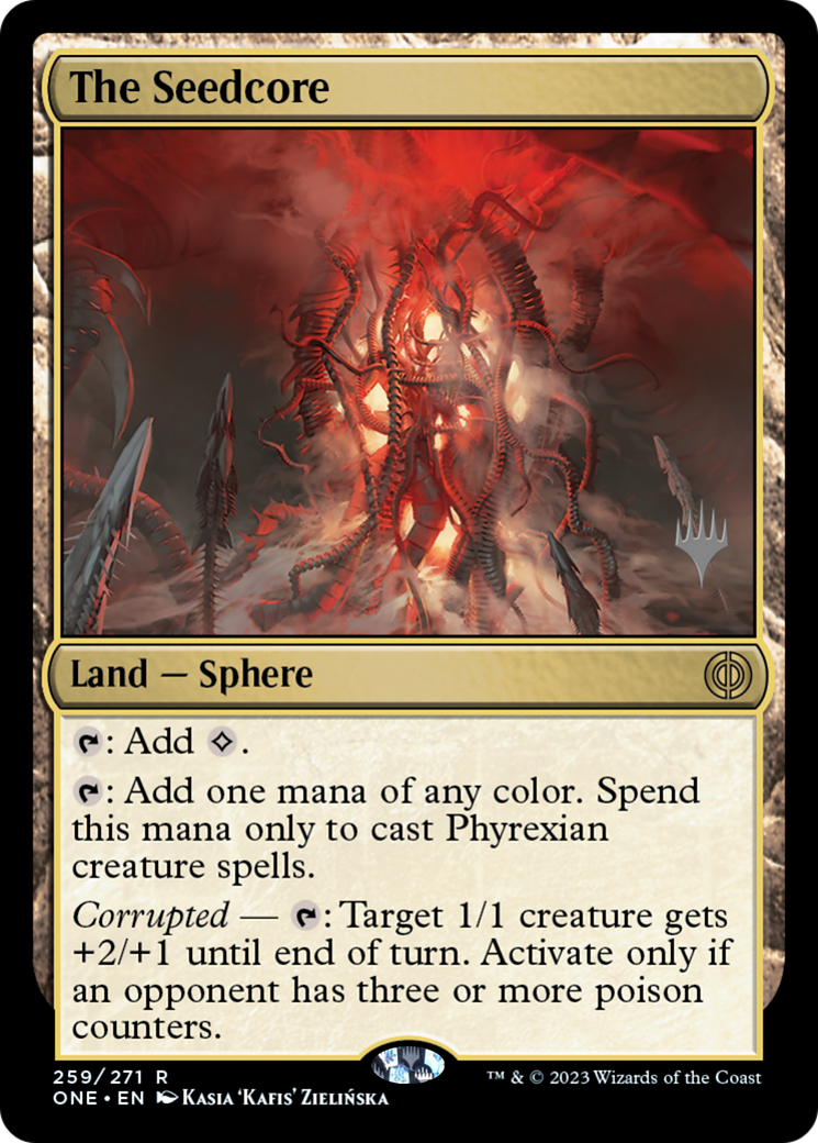 The Seedcore (Promo Pack) [Phyrexia: All Will Be One Promos] | Game Grid - Logan