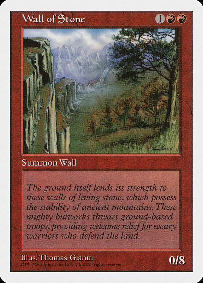 Wall of Stone [Fifth Edition] | Game Grid - Logan
