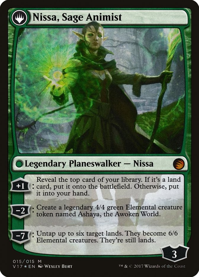 Nissa, Vastwood Seer // Nissa, Sage Animist [From the Vault: Transform] | Game Grid - Logan