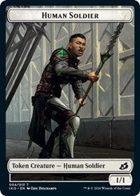 Human Soldier (004) // Zombie Double-Sided Token [Commander 2020 Tokens] | Game Grid - Logan
