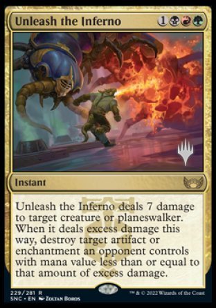 Unleash the Inferno (Promo Pack) [Streets of New Capenna Promos] | Game Grid - Logan