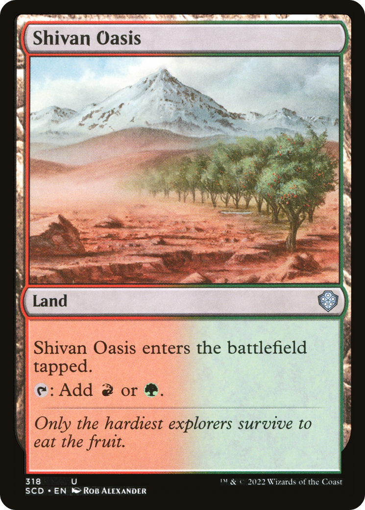 Shivan Oasis [Starter Commander Decks] | Game Grid - Logan