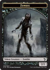 Zombie // Shapeshifter Double-Sided Token [Commander 2018 Tokens] | Game Grid - Logan
