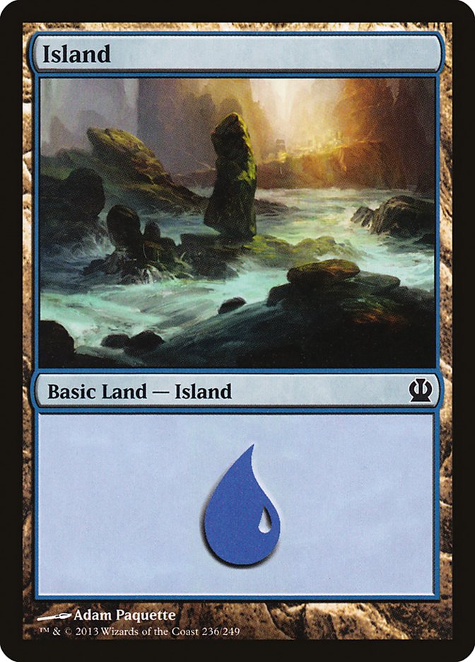 Island (236) [Theros] | Game Grid - Logan