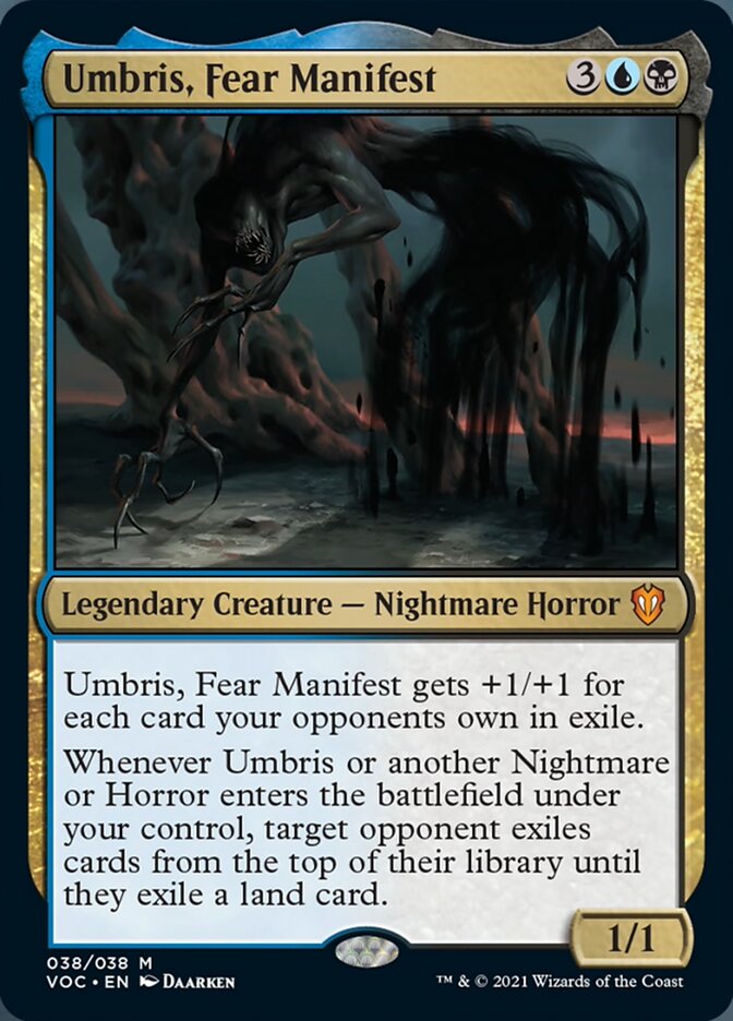 Umbris, Fear Manifest [Innistrad: Crimson Vow Commander] | Game Grid - Logan