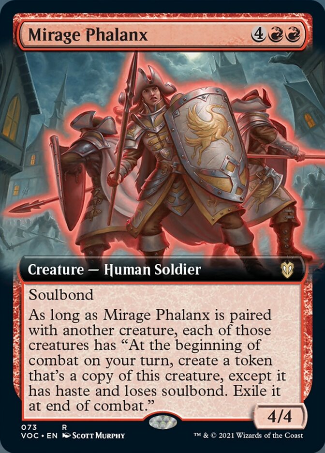 Mirage Phalanx (Extended Art) [Innistrad: Crimson Vow Commander] | Game Grid - Logan