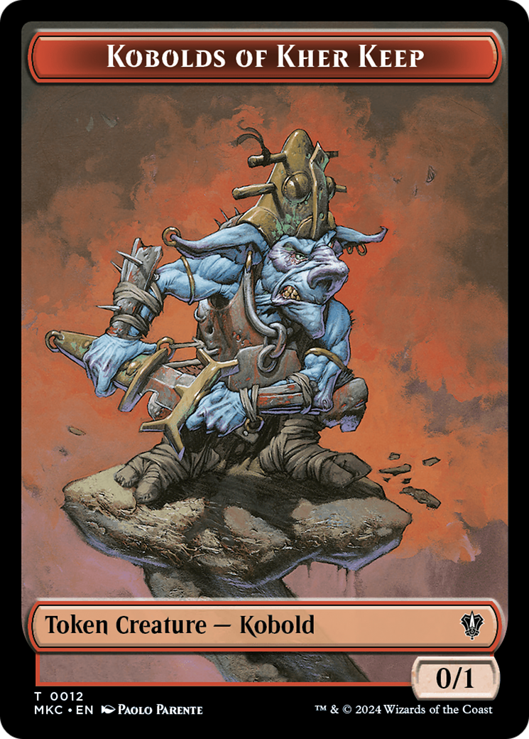 Soldier // Kobolds of Kher Keep Double-Sided Token [Murders at Karlov Manor Commander Tokens] | Game Grid - Logan