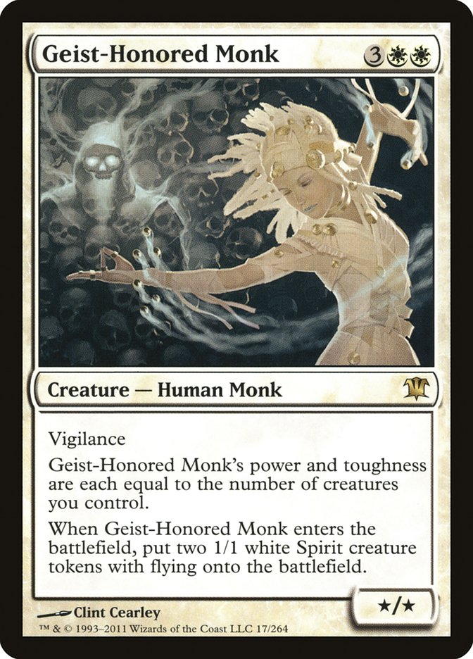 Geist-Honored Monk [Innistrad] | Game Grid - Logan