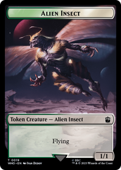 Alien Angel // Alien Insect Double-Sided Token [Doctor Who Tokens] | Game Grid - Logan