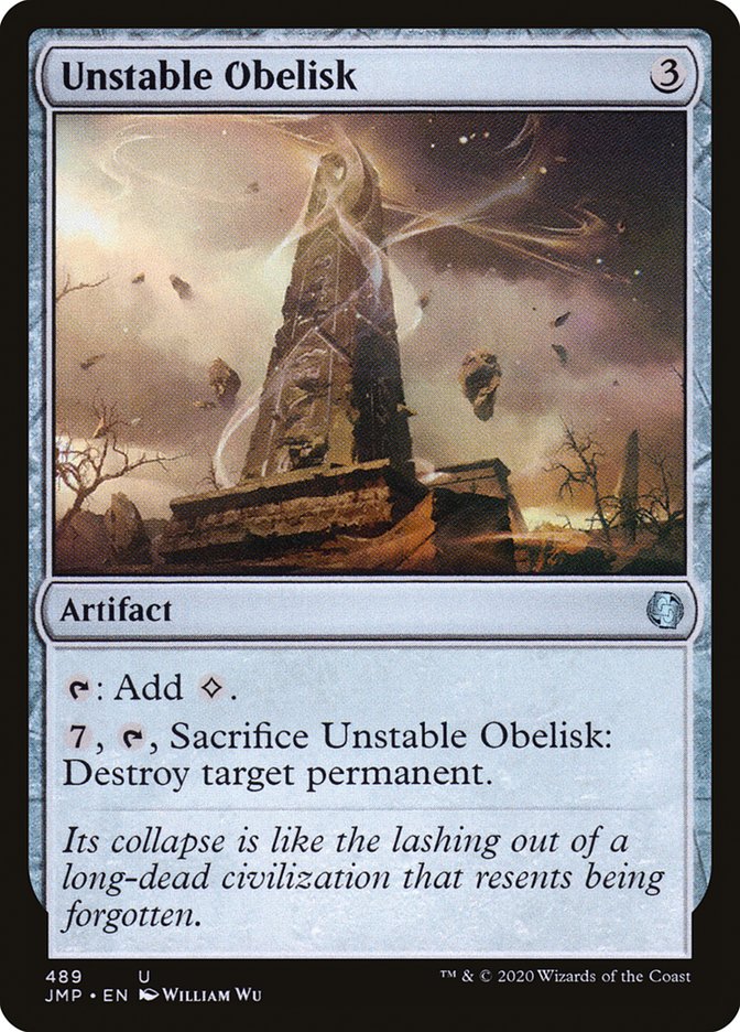 Unstable Obelisk [Jumpstart] | Game Grid - Logan