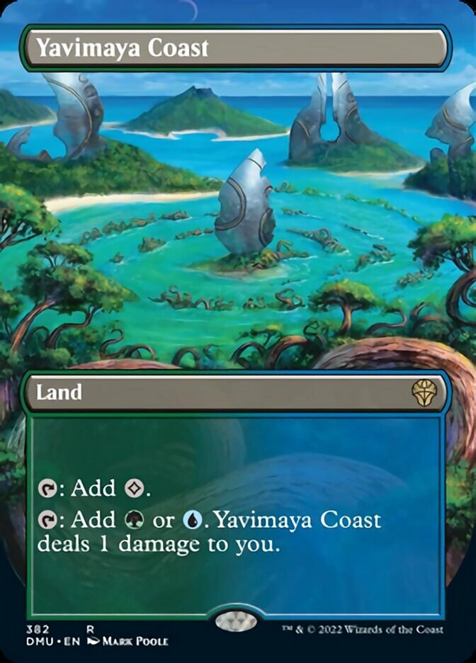 Yavimaya Coast (Borderless Alternate Art) [Dominaria United] | Game Grid - Logan