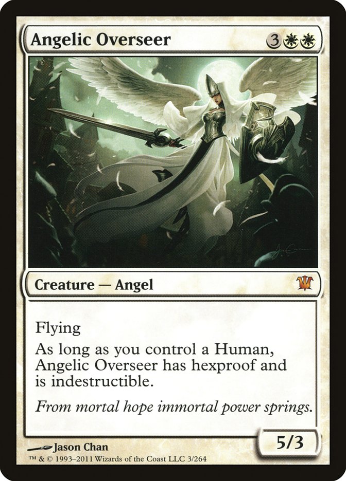 Angelic Overseer [Innistrad] | Game Grid - Logan