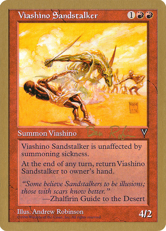 Viashino Sandstalker (Ben Rubin) [World Championship Decks 1998] | Game Grid - Logan