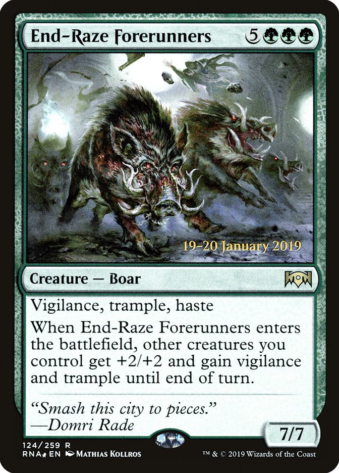 End-Raze Forerunners [Ravnica Allegiance Prerelease Promos] | Game Grid - Logan