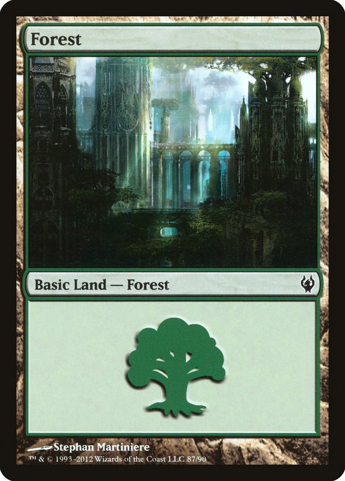 Forest (87) [Duel Decks: Izzet vs. Golgari] | Game Grid - Logan