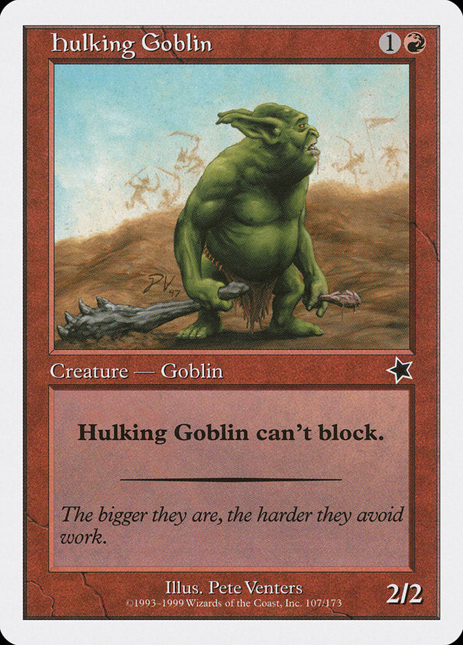 Hulking Goblin [Starter 1999] | Game Grid - Logan