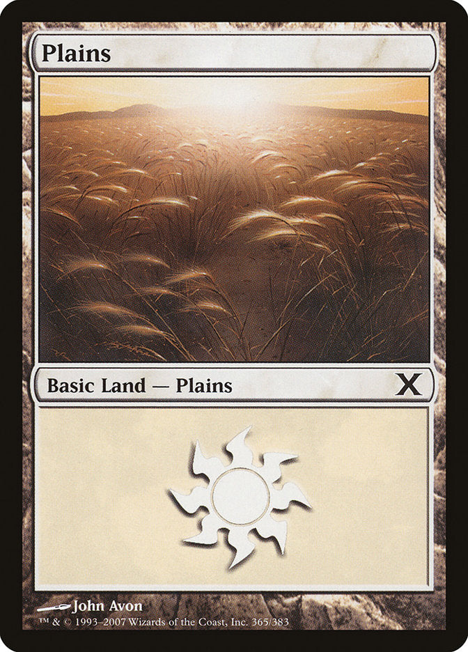 Plains (365) [Tenth Edition] | Game Grid - Logan