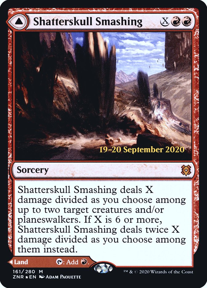 Shatterskull Smashing // Shatterskull, the Hammer Pass [Zendikar Rising Prerelease Promos] | Game Grid - Logan