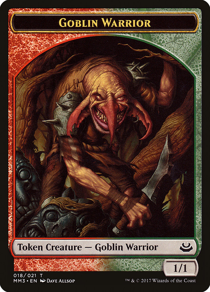 Goblin Warrior Token [Modern Masters 2017 Tokens] | Game Grid - Logan