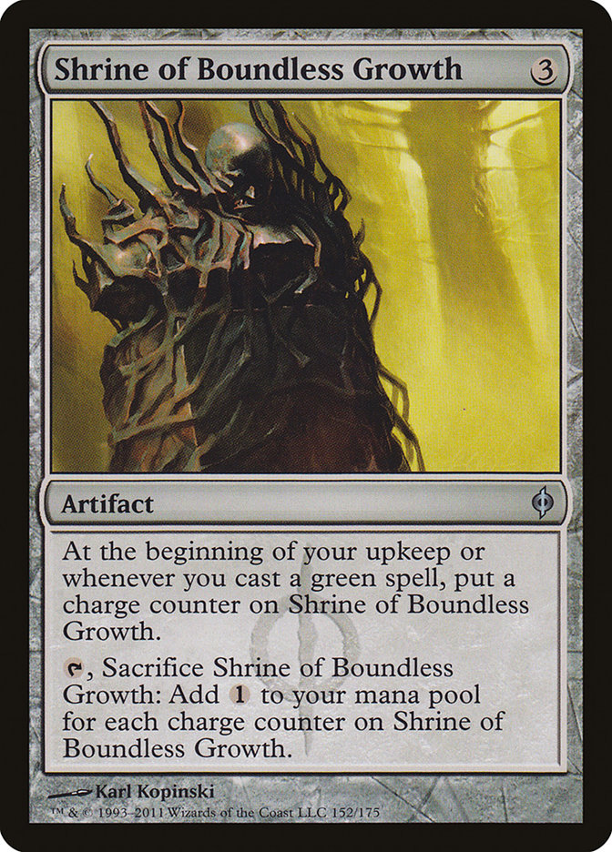 Shrine of Boundless Growth [New Phyrexia] | Game Grid - Logan