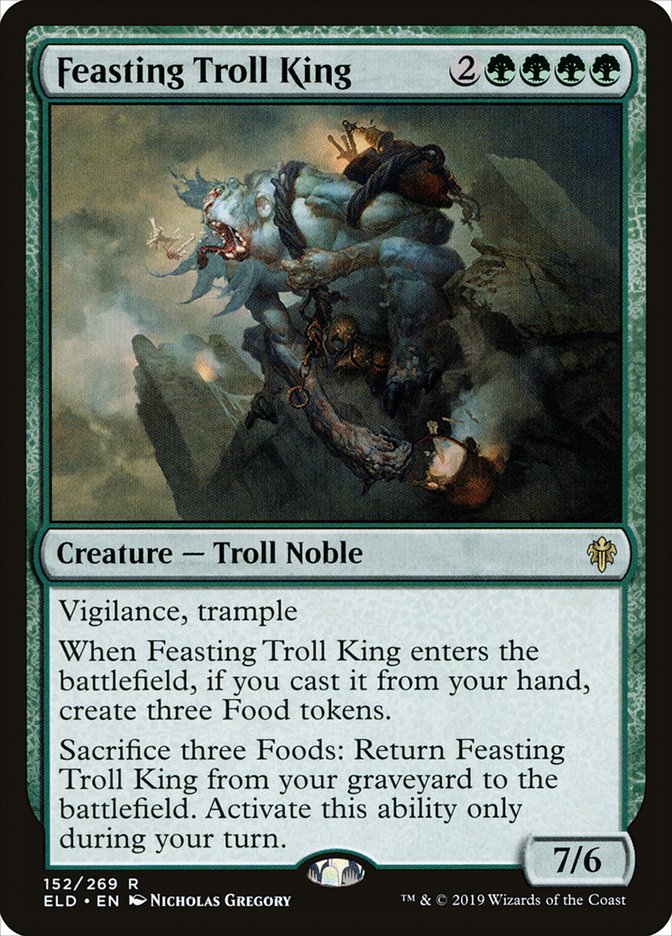 Feasting Troll King [Throne of Eldraine] | Game Grid - Logan