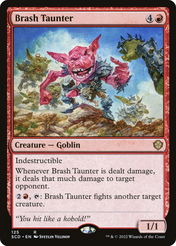 Brash Taunter [Starter Commander Decks] | Game Grid - Logan