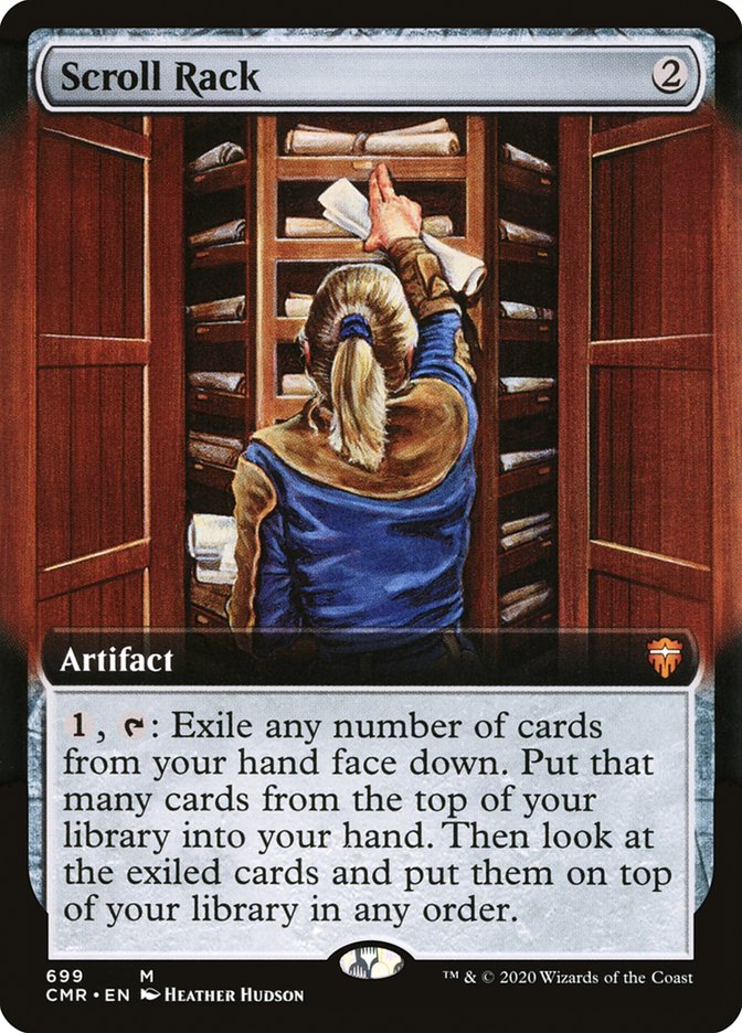 Scroll Rack (Extended Art) [Commander Legends] | Game Grid - Logan