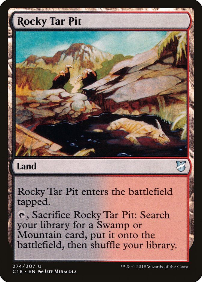 Rocky Tar Pit [Commander 2018] | Game Grid - Logan
