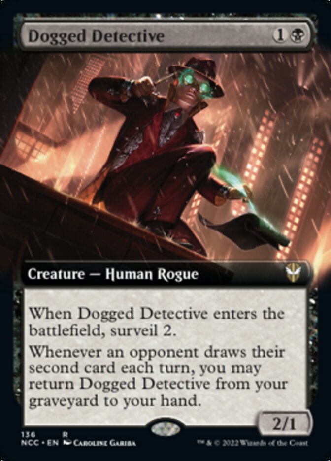 Dogged Detective (Extended Art) [Streets of New Capenna Commander] | Game Grid - Logan