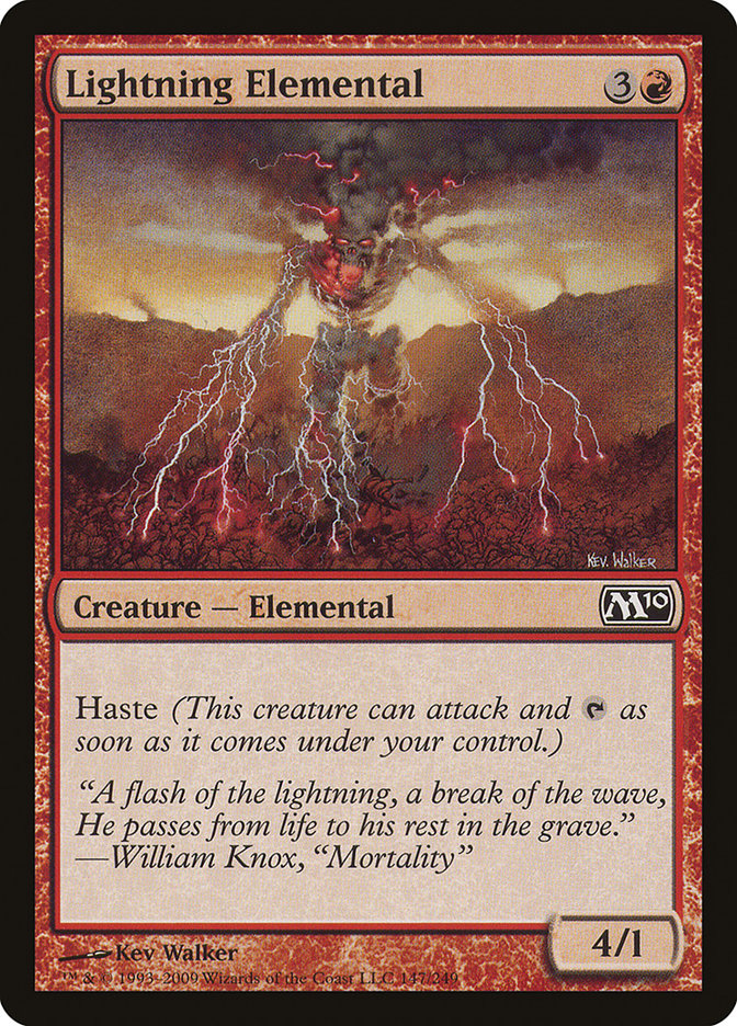 Lightning Elemental [Magic 2010] | Game Grid - Logan