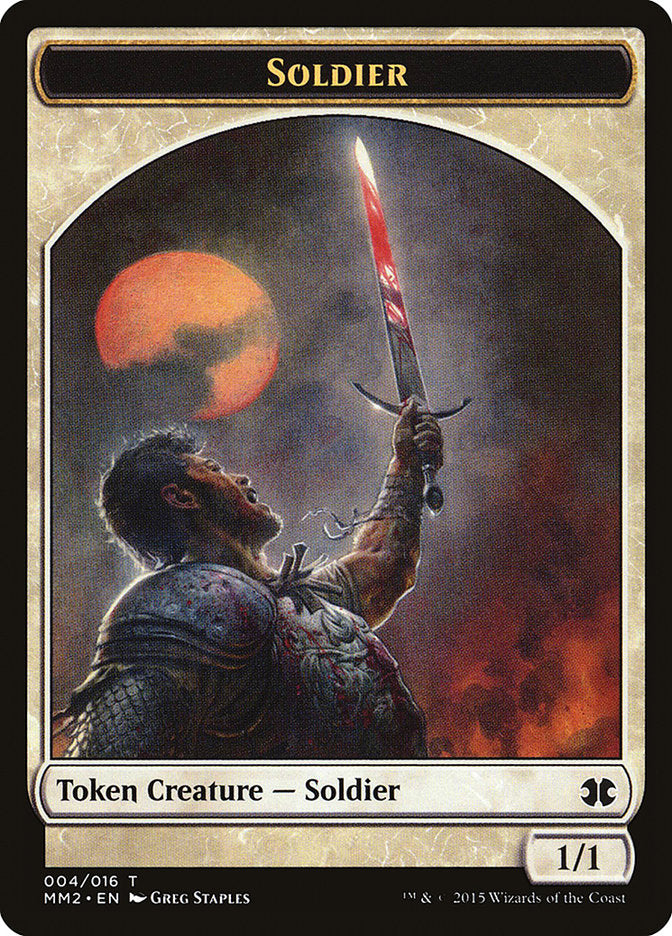 Soldier Token [Modern Masters 2015 Tokens] | Game Grid - Logan