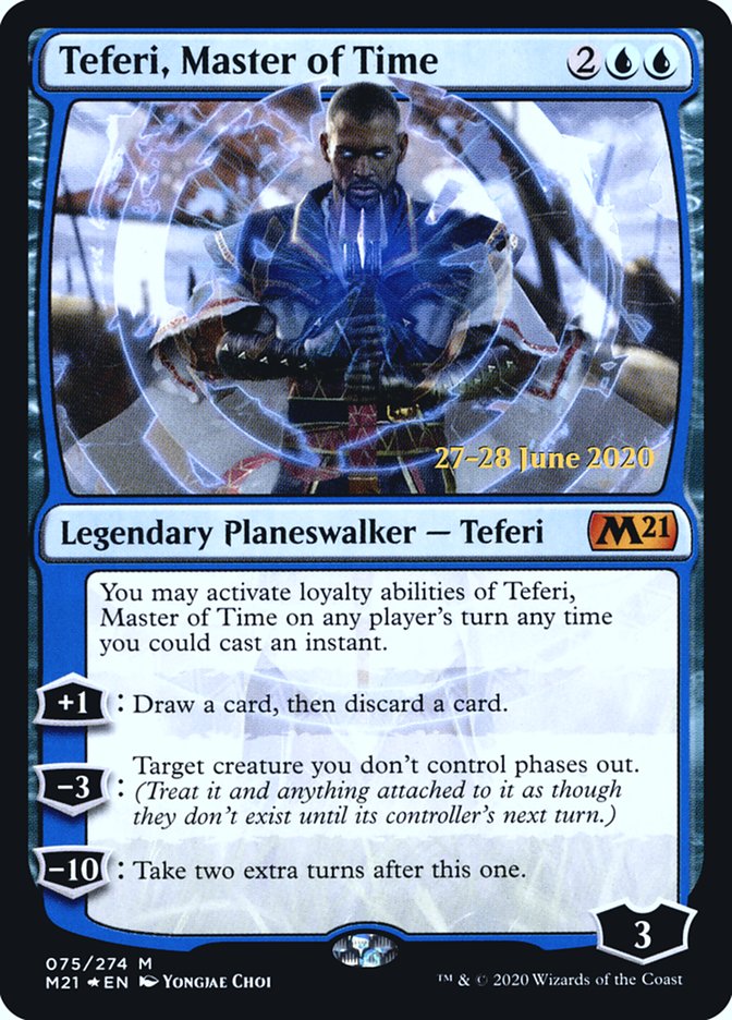 Teferi, Master of Time (075) [Core Set 2021 Prerelease Promos] | Game Grid - Logan