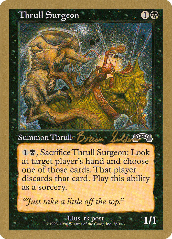 Thrull Surgeon (Brian Selden) [World Championship Decks 1998] | Game Grid - Logan