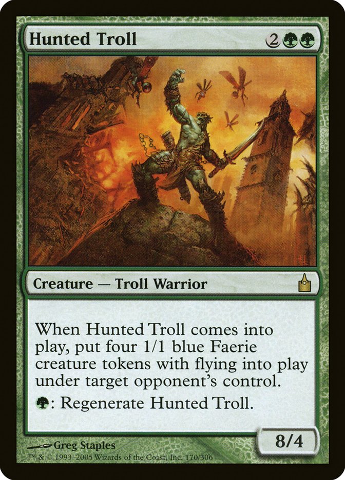 Hunted Troll [Ravnica: City of Guilds] | Game Grid - Logan