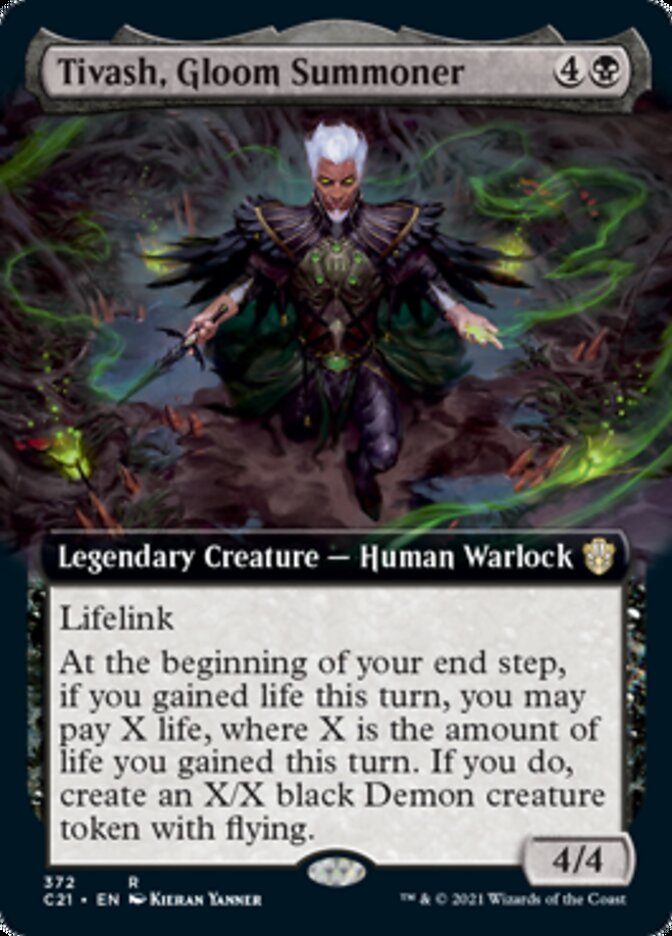 Tivash, Gloom Summoner (Extended Art) [Commander 2021] | Game Grid - Logan