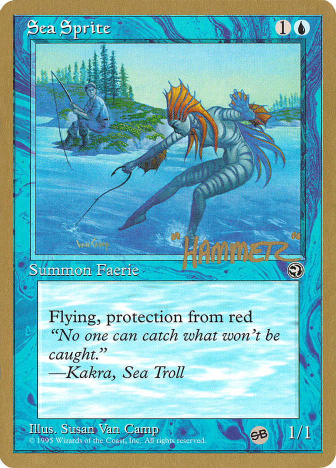 Sea Sprite (Shawn "Hammer" Regnier) (SB) [Pro Tour Collector Set] | Game Grid - Logan