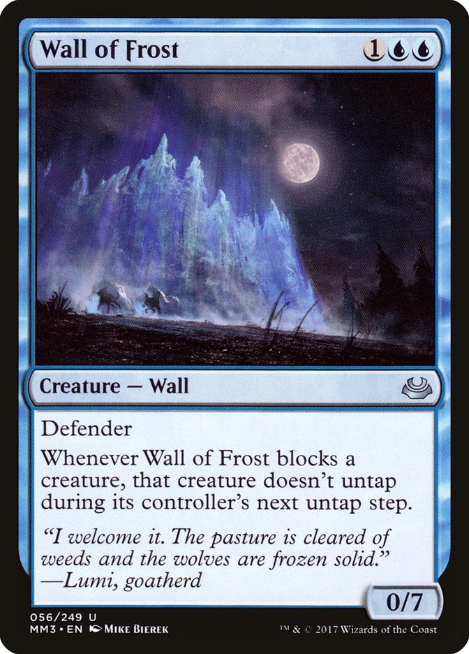 Wall of Frost [Modern Masters 2017] | Game Grid - Logan