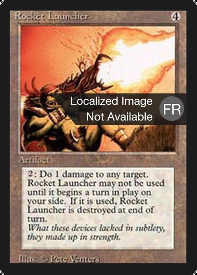 Rocket Launcher [Foreign Black Border] | Game Grid - Logan