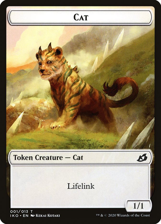 Cat Token [Ikoria: Lair of Behemoths Tokens] | Game Grid - Logan