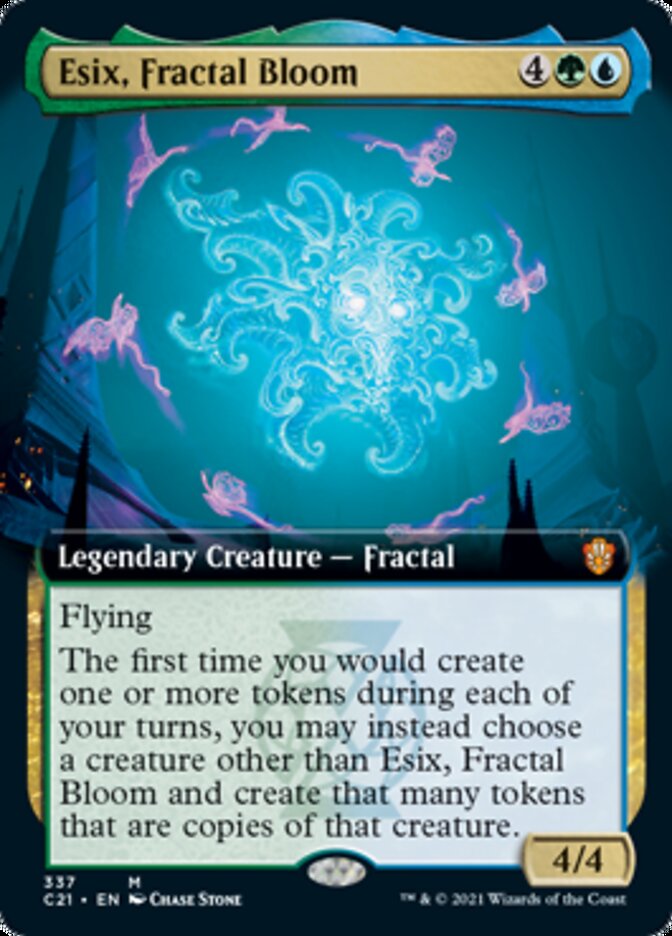 Esix, Fractal Bloom (Extended Art) [Commander 2021] | Game Grid - Logan