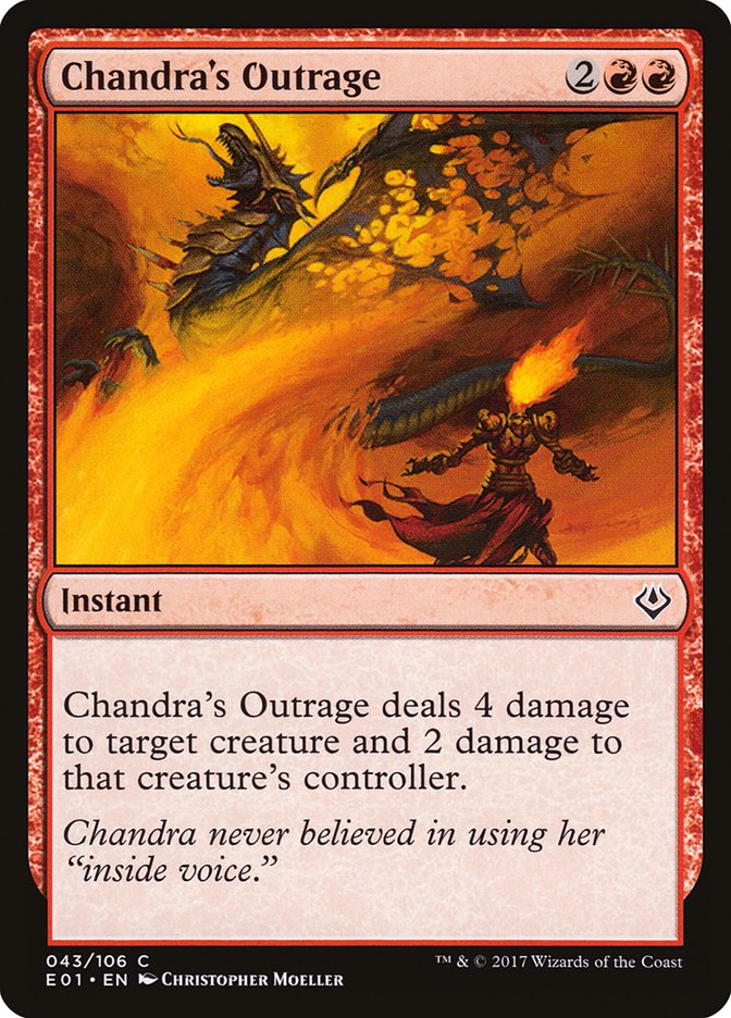 Chandra's Outrage [Archenemy: Nicol Bolas] | Game Grid - Logan