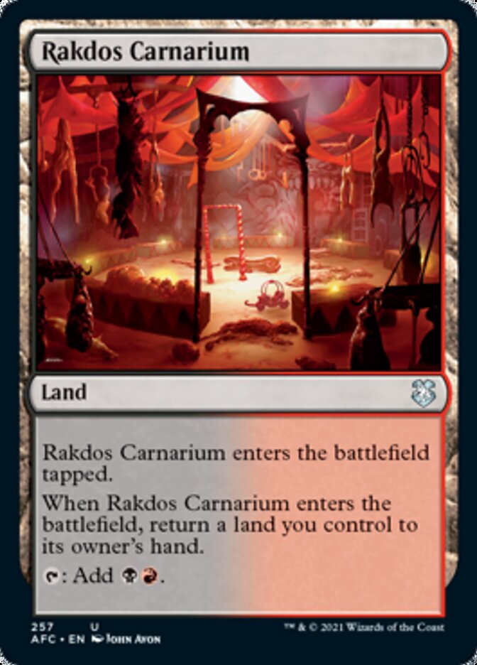 Rakdos Carnarium [Dungeons & Dragons: Adventures in the Forgotten Realms Commander] | Game Grid - Logan