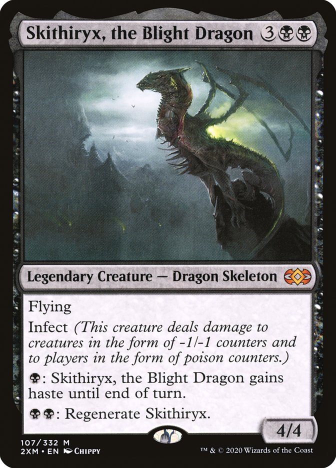 Skithiryx, the Blight Dragon [Double Masters] | Game Grid - Logan