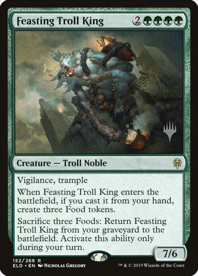 Feasting Troll King (Promo Pack) [Throne of Eldraine Promos] | Game Grid - Logan