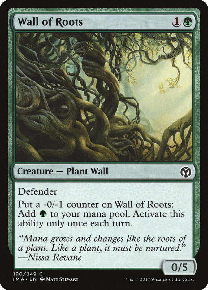 Wall of Roots [Iconic Masters] | Game Grid - Logan