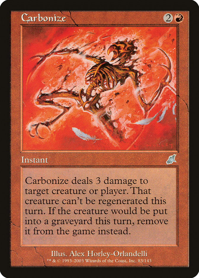 Carbonize [Scourge] | Game Grid - Logan