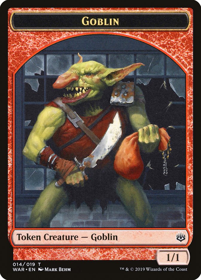 Goblin Token [War of the Spark Tokens] | Game Grid - Logan