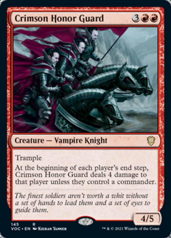 Crimson Honor Guard [Innistrad: Crimson Vow Commander] | Game Grid - Logan